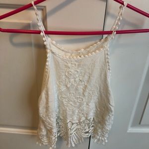High neck tank top